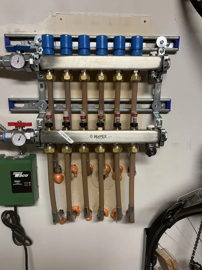 Plumber performing Gas Line Installation at a residential property in Hollywood